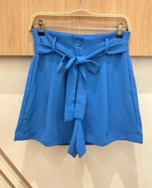 glad shortje jeansblauw