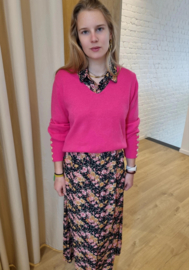 maxi-hemdjurk viscose bloemen