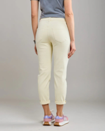Toxik mom jeans pastelgeel L20029-C18