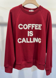 sweater coffee bordeaux