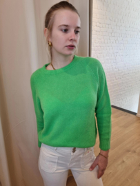 zachte trui alpacawol appelgroen
