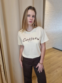 T-shirt coffee beige