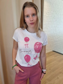 T-shirt ballon fuchsia