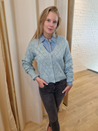 jeanshemd met strass