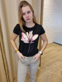 Onado middelhoge taille slim fit beige