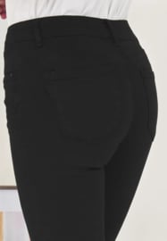 Hoge taille bootcut zwart super stretch H6954