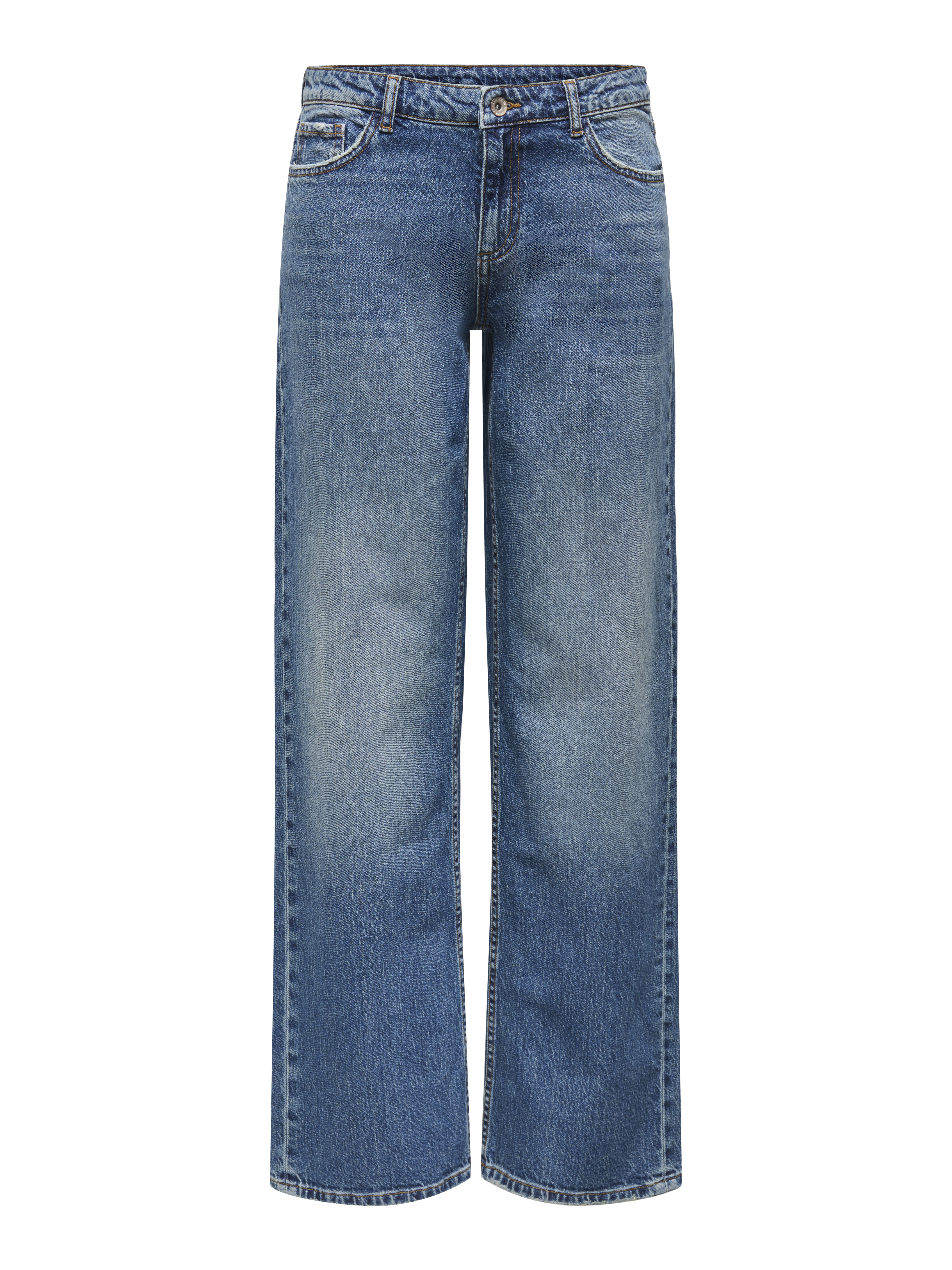 Middelhoge taille wide jeans JDY Katie blue denim