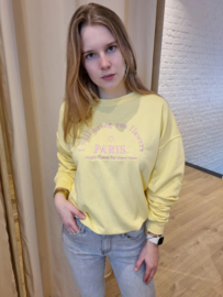 sweater lichtgeel Paris