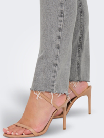 washed grey straight Lulu jeans JDY
