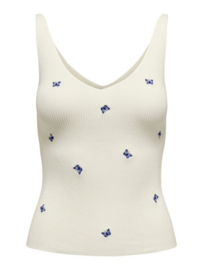 JDYNANNA S/L EMBROIDERY TOP KNT vlinders