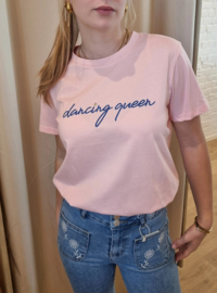 T-shirt dancing queen roze