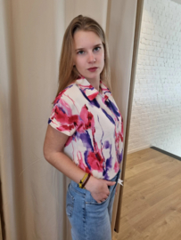 hemdje met kleurrijke print