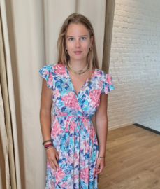 viscose jurk met vrolijke print