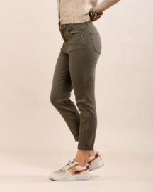 Toxik mom jeans  donkerkaki L20029-C24