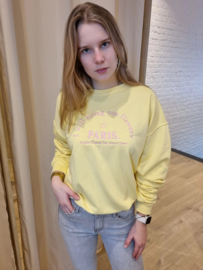 sweater lichtgeel Paris