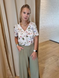JDYSEZEN LIFE S/S TOP WVN DIA pristine garden