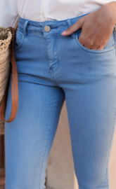 Onado middelhoge taille slim fit jeansblauw