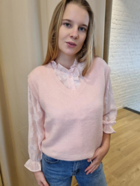 truitje zonder mouwen lichtroze