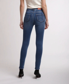 Toxik hoge taille jeansblauw L185-J61