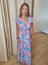 viscose jurk met vrolijke print
