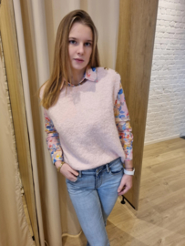 hemdje met bloemenprint katoen