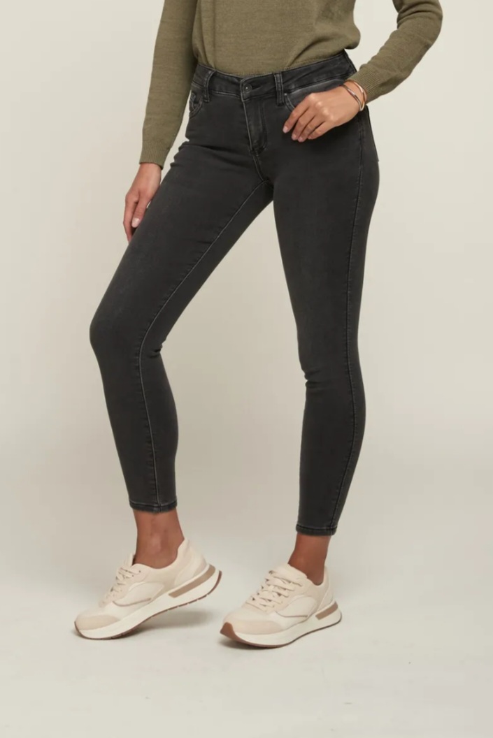 Toxik super push up washed dark grey L21164-14