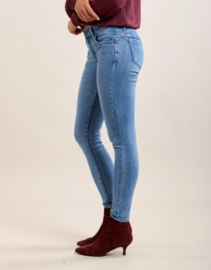 Toxik mediumhoge taille  super push up bleached medium blue L21487-3