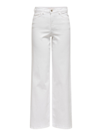 Hoge taille wide jeans JDY wit