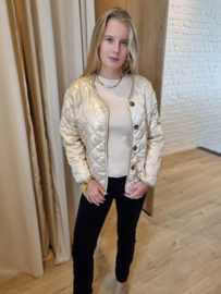 vestje met gouden tint