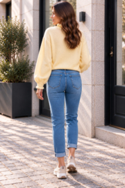 Toxik3 Mom Jeans – Medium Blue 💙 L20029-38