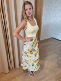 JDYADA HW MIDI SKIRT WVN
