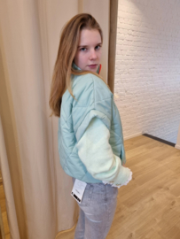 mouwloos donsjasje munt
