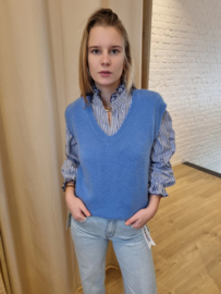 truitje zonder mouwen azuurblauw