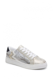 sneaker slangenprint goud 2756