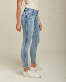 Toxik mediumhoge taille very light blue denim L21284-3