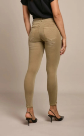 Toxik mediumhoge taille jogg jeans L20077-8 zandbeige