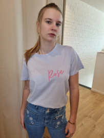 T-shirt la vie en roze lila
