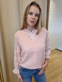 truitje zonder mouwen lichtroze