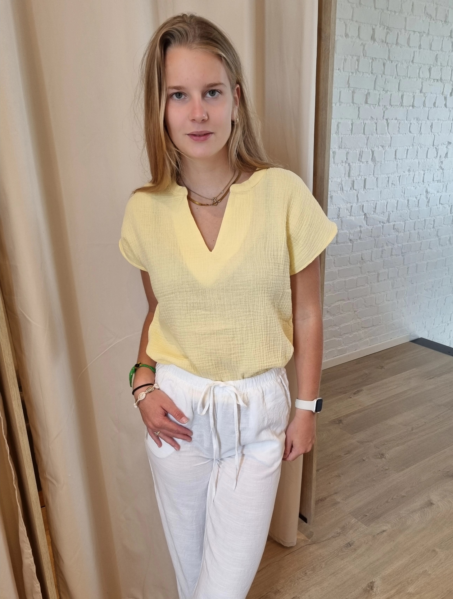 JDYTHEIS LIFE 2/4 TOP WVN lichtgeel