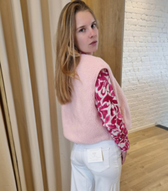 teddy vestje baby roze