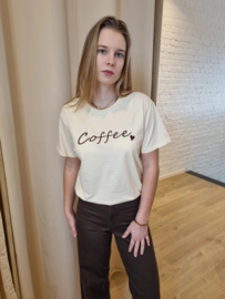 T-shirt coffee beige