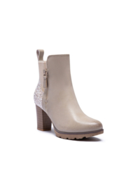 laarsje met glitter zandbeige