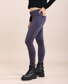 Toxik middelhoge taille jog jeans steenkoolgrijs L750-37