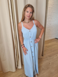 maxi-jurk lichtblauw