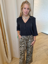 blouse met knoopjes zwart JDY