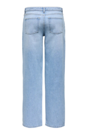 Middelhoge taille wide jeans JDY Katie bleached blue denim
