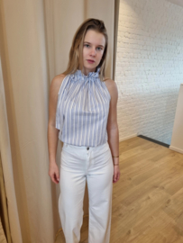 katoenen top met strik
