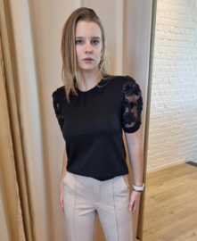 JDYFAIRVIEW LIFE S/S SWEAT JRS zwart