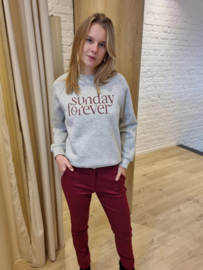 warme sweater Sunday grijs