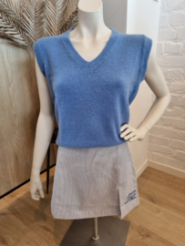 truitje zonder mouwen azuurblauw